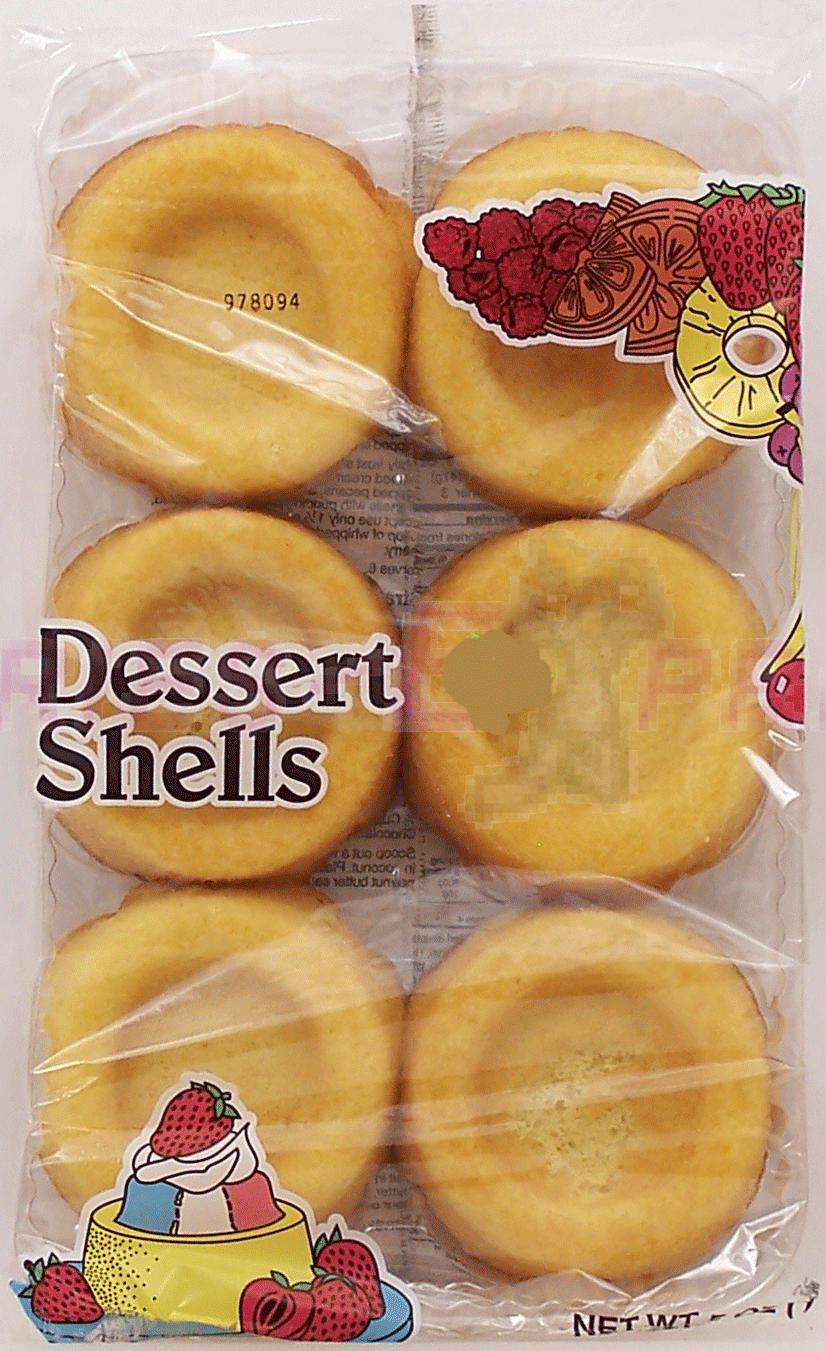 Specialty Bakers  dessert sponge cake shells, 6-count Full-Size Picture